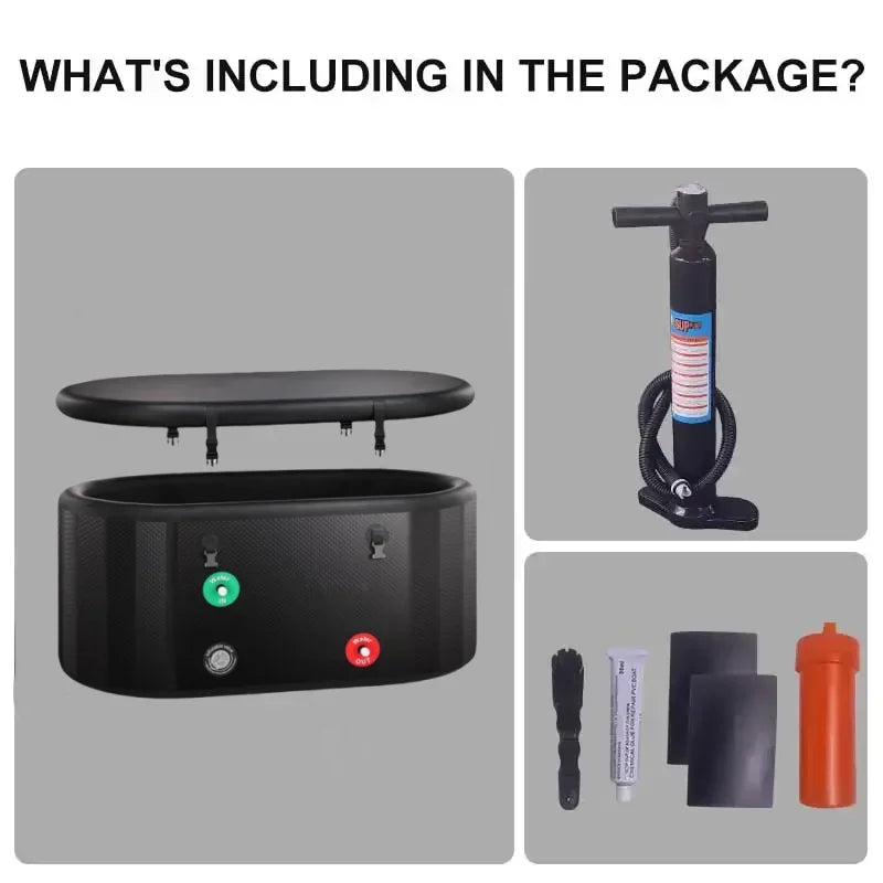 حوض العلاج البارد المحمول – مع مضخة